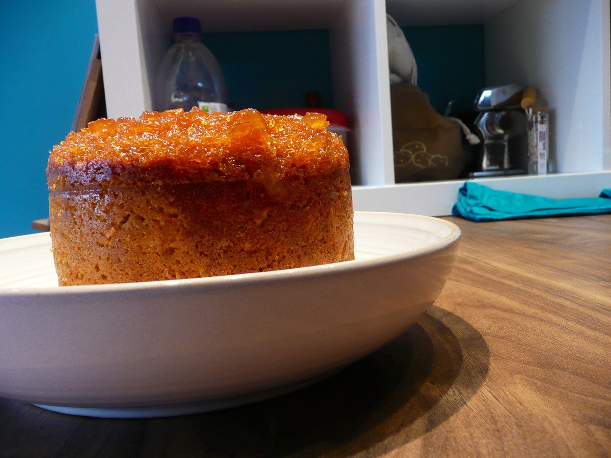 Steamed Stem Ginger Pudding made with butternut squash and ground almonds