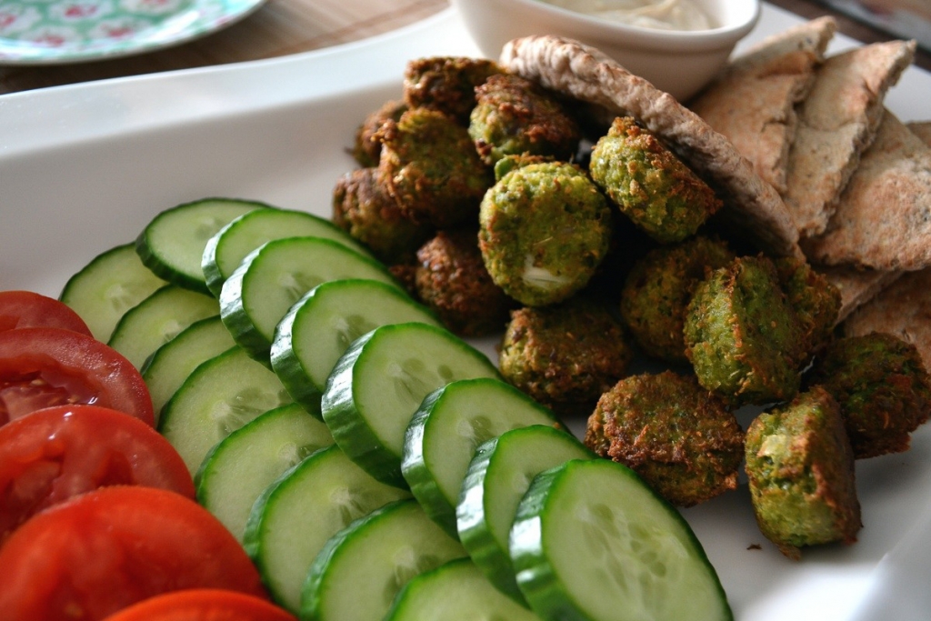 Pea and edamame falafel - so much better than the chickpea version