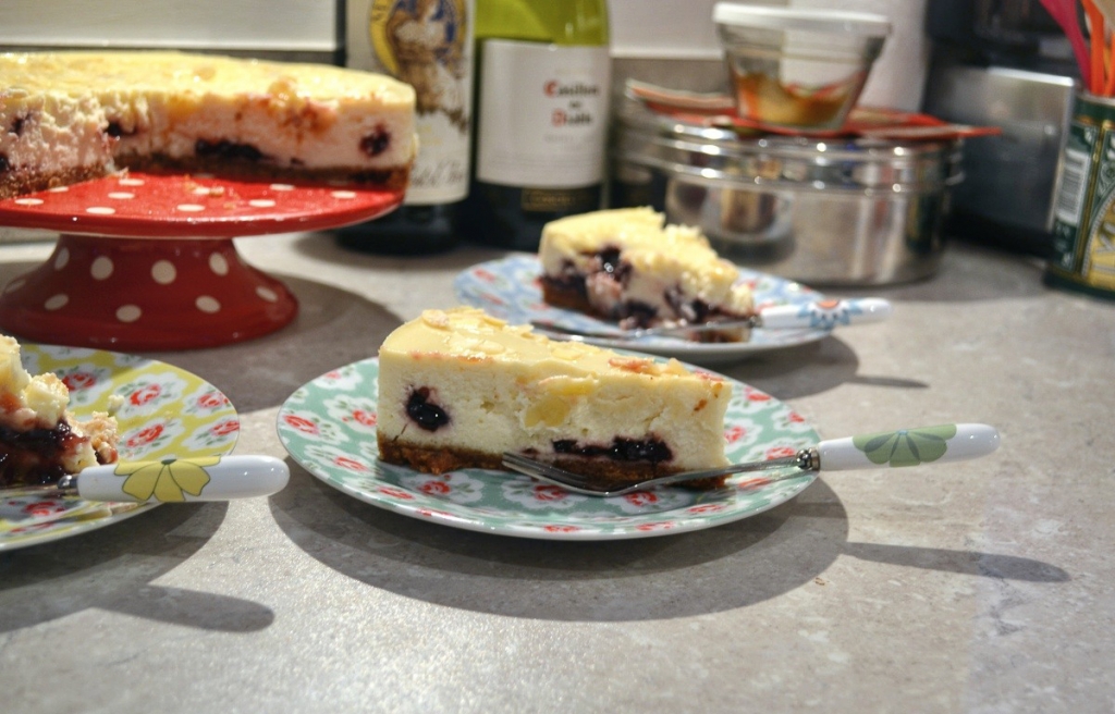 Bakewell Cherry Cheesecake
