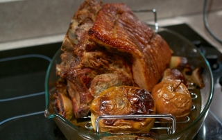 Roast pork and numerous ways to use up the considerable leftovers