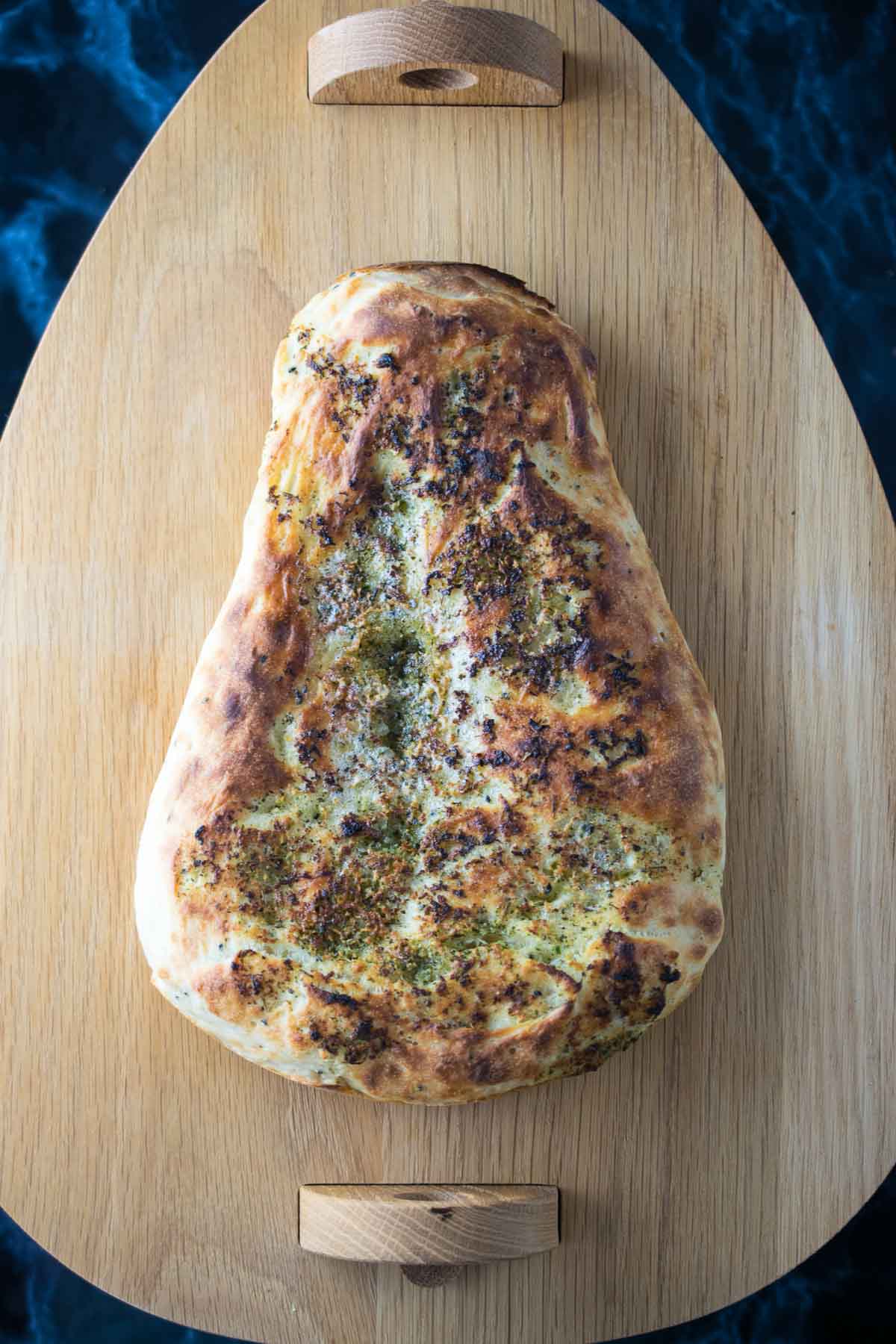 The best garlic & coriander homemade naan that there is
