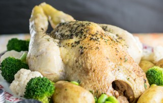 How to cook a whole chicken in the Instant Pot and all the veg and potatoes too!