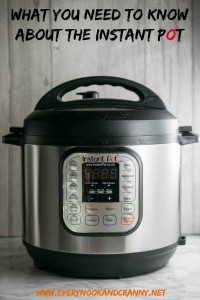 What you need to know about the Instant Pot for newbies and potential buyers alike. 