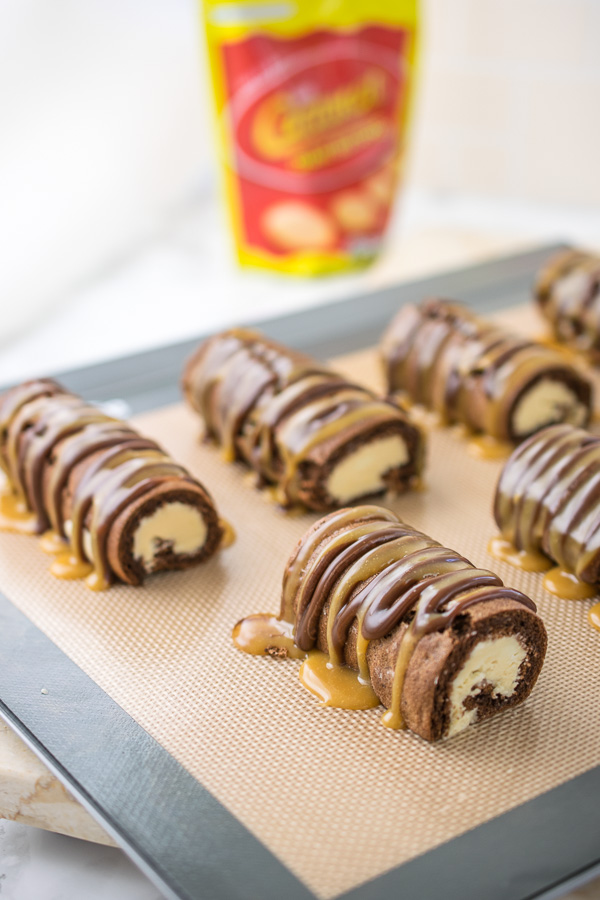 Homemade Caramac Mini Rolls