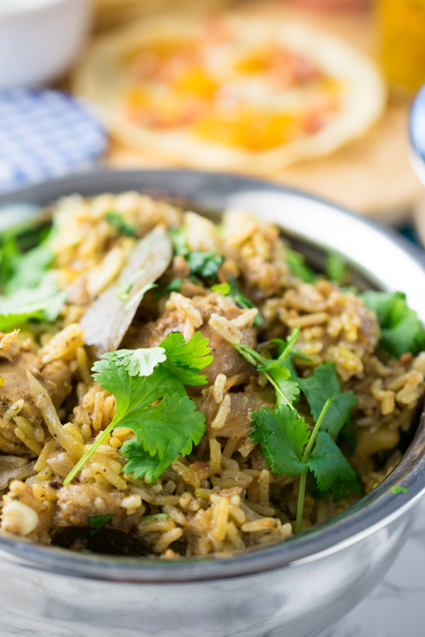 Make a beautiful chicken biryani in the Instant Pot and turn a mammoth cooking task into an everyday one!