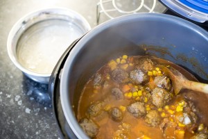 Instant Pot Beef Meatball Curry
